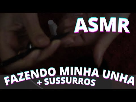 ASMR FAZENDO MINHAS UNHAS COM VOCÊ  - Bruna Harmel ASMR