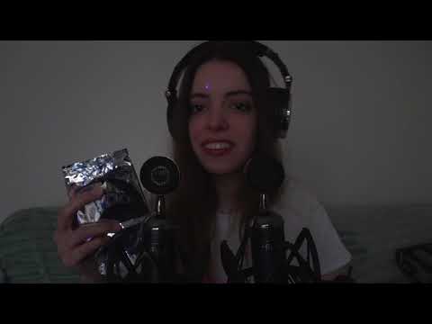 ASMR Whispering in Your Ears While Making Crinkly Pop Tart Wrapper Sounds 🌙✨ Personal Attention