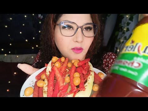 ASMR Comiendo pepino loco /Eating crazy cucumber video dedicado a irlandaflores4268
