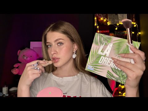 ASMR Mean Girl Does Your Makeup •☆• fast and aggressive, mouth sounds, personal attention, tingly