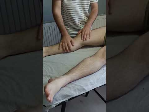 POST-WORKOUT RELAXING MASSAGE FOR THE FRONT LEGS #satisfying #relaxing #asmr #shorts #massage