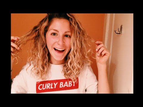 ASMR// My curly hair routine!!!