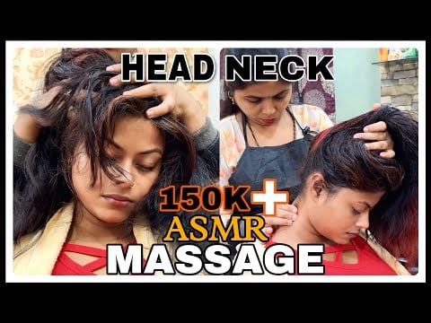 Head & Neck Massage || Stress & Pain Relief And Reduce Insomnia || BeauticiaN DoLL || ASMR #insomnia