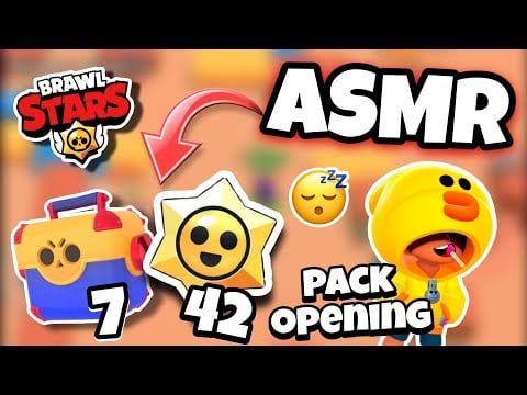 ASMR Français • OUVERTURE DES 7 MÉGABOITES ET 42 PRIX STARS SUR BRAWL STARS 😴✨️ (INCROYABLE✨️)