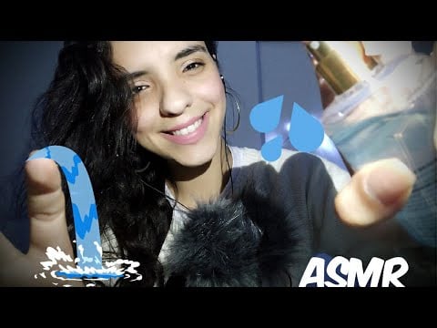 ASMR - SONS DE LÍQUIDO EM CAMADAS!