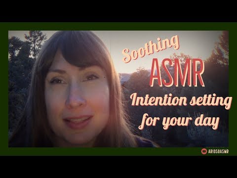 ASMR Sunrise Affirmations | Start your day off with focus and intention | soft-spoken voice