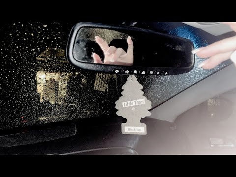 ASMR! ☔️Car Tapping at NIGHT In the Rain ⛈️ 🌙