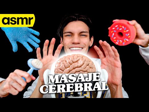 ASMR mi MEJOR asmr MASAJE CEREBRAL PARA DORMIR | ASMR Español