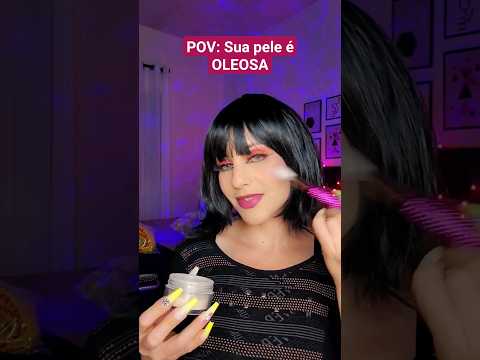 ASMR:REMOVENDO OLEOSIDADE DA SUA PELE #shorts