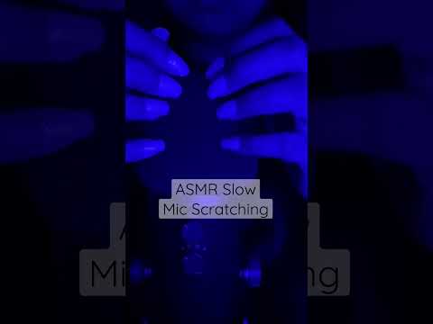 ASMR Slow Mic Scratching with Foam Cover #asmr #shorts