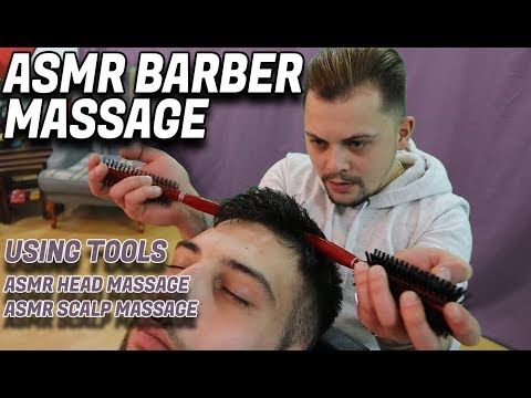 ASMR SLEEP & ASMR MASSAGE BARBER * THERAPY | ASMR HEAD MASSAGE * ASMR SCALP MASSAGE | MASSAGE CHAIR