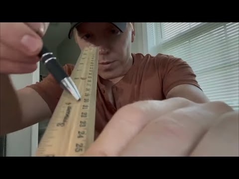 1 Minute ASMR -  Quick Hearing and Eye Exam