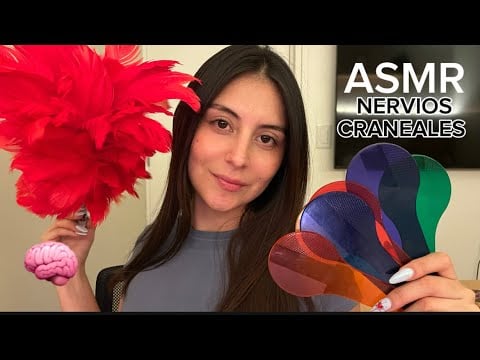 ASMR EXAMEN DE NERVIOS CRANEALES PARA QUE DUERMAS 💤