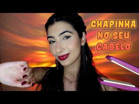 ASMR Pranchando seu cabelo até você dormir 💆🏻‍♀️💤