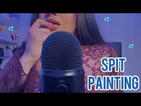 ASMR Spit Painting 
