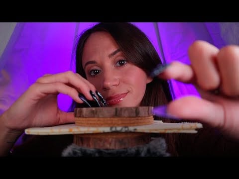 ASMR / Energy Rain On Cork, Wood, Glass, & Beeswax Wrap
