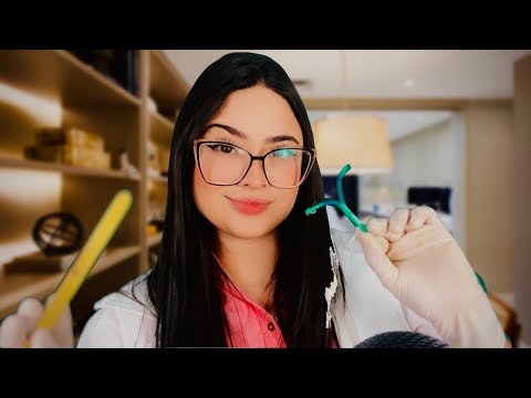 ASMR: FAZENDO A COLOCAÇÃO DO DIU DE COBRE! (ginecologista)