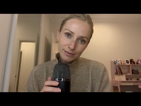 Swedish ASMR - Mouth Sounds, Spoolie Nibbling & Inaudible Whisper 🇸🇪🩷