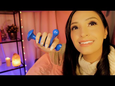 ASMR Full Body Massage | FUNKY MASSAGE TOOLS | Deep Tissue Body Brushing Relaxation