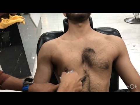 Ultimate Relaxation: Hair Trim & Soothing Chest Massage 💈
