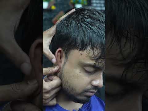 Gentle Forehead & Temple Stroking for Stress Relief | ASMR for Calm #shorts