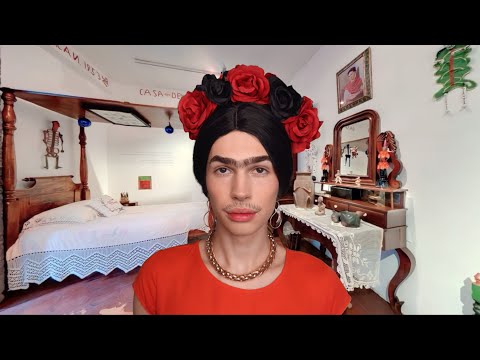 ASMR- Frida Kahlo Pampers You 🌹(English & Spanish)