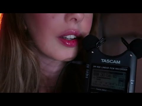 ASMR - SONS de BOCA no TASCAM + sons de chuva