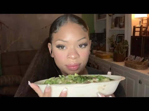 ASMR | Eating Chipotle