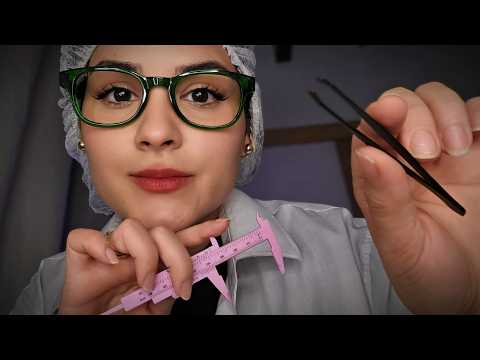 ASMR FAZENDO sua SOBRANCELHA Realista e Relaxante💆🏻‍♀️ ROLEPLAY