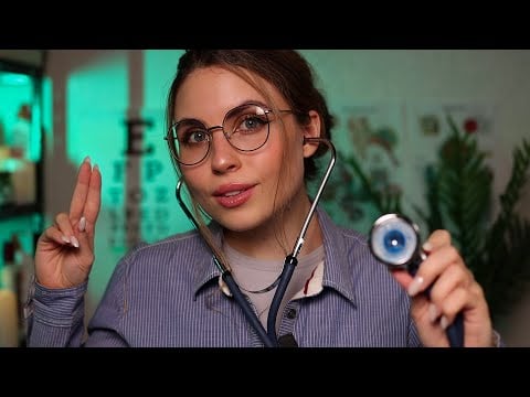 ASMR Night Nurse Full Body Checkup |CNE,Eye Exam,Hearing Test,Senses,Measuring You| Medical Roleplay