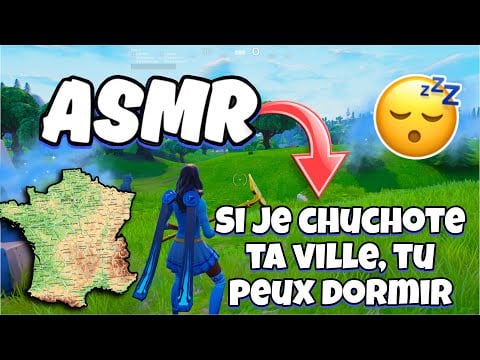 ASMR Français • SI JE DIS TA VILLE, TU PEUX ALLER DORMIR 😴
