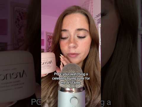 POV celebrities try asmr
