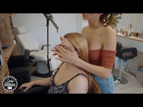 Butterfly Touch ASMR Massage by Barber Lady Adel for Girls