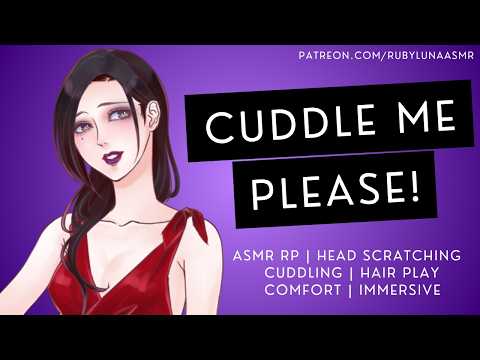 Needy Roommate Wants Cuddles [ASMR RP] [Sleep Aid] [Hair Play] [Head Scratching] [Comfort][Cuddling]