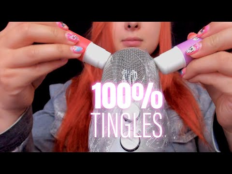 ASMR| Glue on microphone 3 Hours✨Brain melting trigger ✨🧠