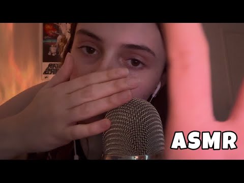 ASMR Stuttered Rambling + Anticipatory Triggers (Mouth Sounds, Personal Attention, Breathy Whispers)