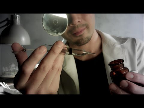 [ASMR]  耳に入り込む薬液  耳かきロールプレイ