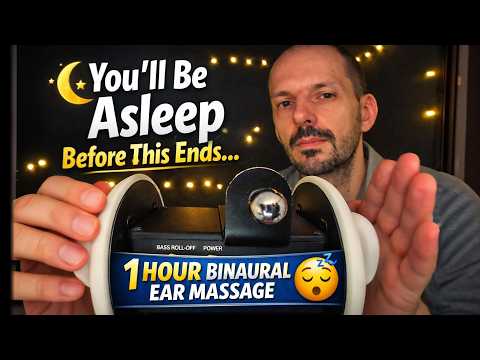 You’ll Be Asleep Before This Ends 😴 1 Hour Binaural Ear Massage ASMR
