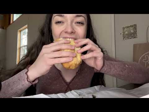 ASMR Jersey Mikes Subs Mushroom & Swiss Satisfying Eating Sounds for Deep Sleep