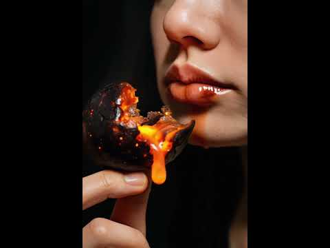 ASMR: Fantastik Lav Meyvesi | Isır Yak Oyna! #shorts #asmr #ai