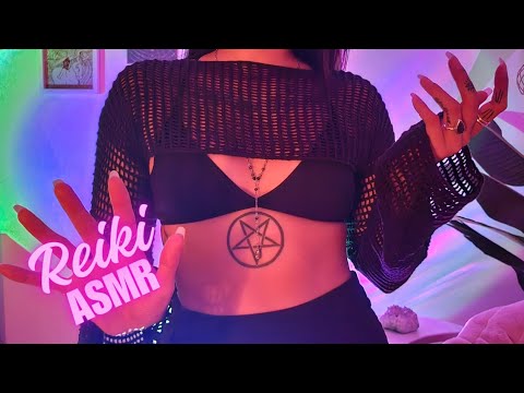 Reiki ASMR l finger fluttering l hand movements l hypnotic l lofi l relaxing l tingles