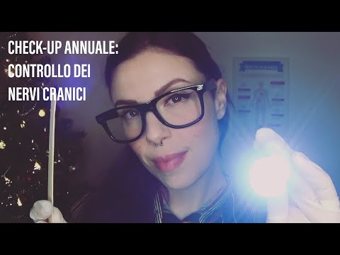 Check-up annuale: esame dei nervi cranici | (ASMR roleplay)