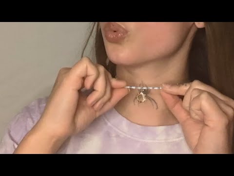 ASMR jewellery from silk on me