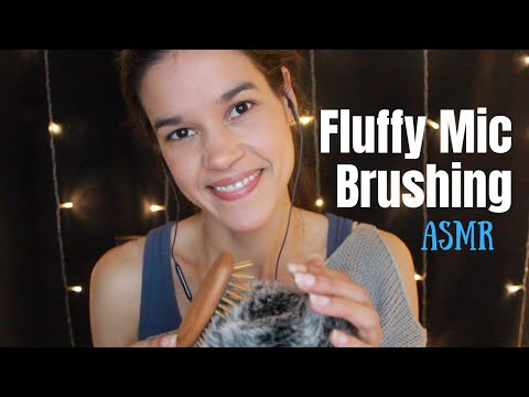 ASMR Fluffy Mic Brushing [No Talking]