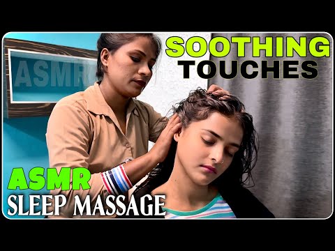 Infinity ASMR Head Neck & Forehead Massage For Sleep With Anxiety & Insomnia Relief | Masseuse Rinki