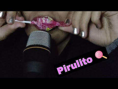 ASMR - SUCKING  LOLLIPOP (Chupando Pirulito)  SONS DE MASTIGAÇÃO