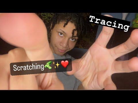 ASMR - Scratches & Tracing (Tuna)