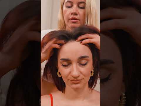 ASMR relaxing head massage #asmrmassage
