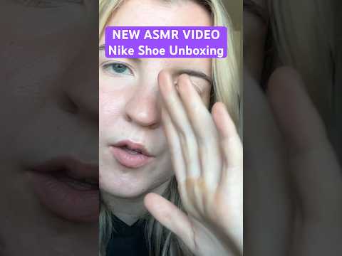 NEW ASMR VIDEO unboxing new shoes!! #asmr #asmrunboxing #asmrshorts