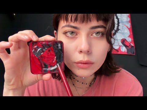 ASMR | Junji Ito Assortment 🌀 (Makeup, Fabric scratching, mouth sounds..) 🌑